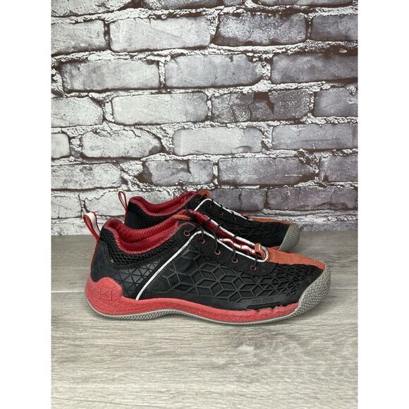 Sperry Top-Sider Searacer Plus GripX3 Black Red Synthetic Shoes Women 8M US/39EU - Picture 1 of 16